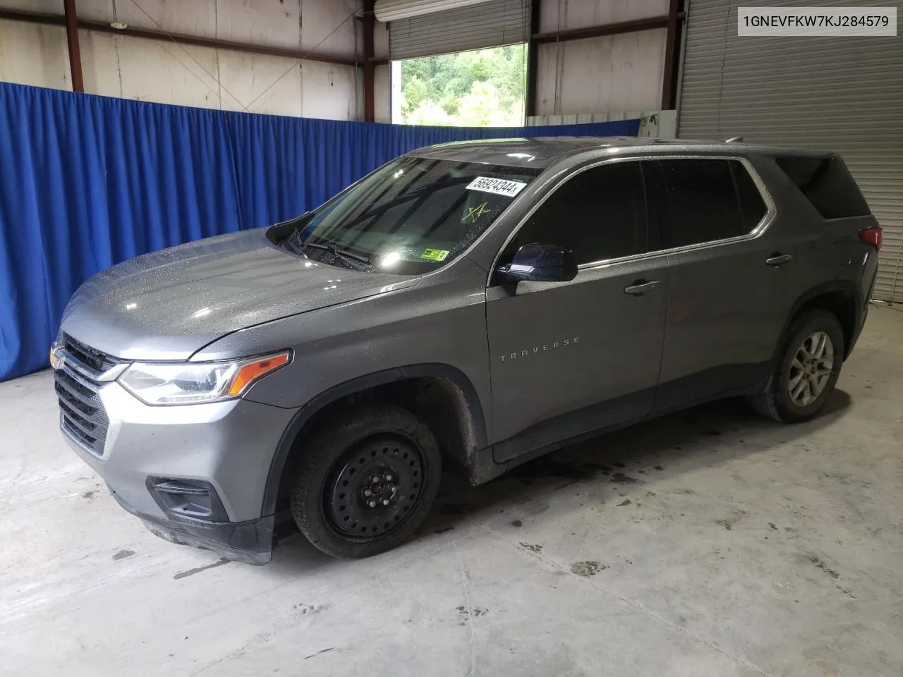 2019 Chevrolet Traverse Ls VIN: 1GNEVFKW7KJ284579 Lot: 56924344