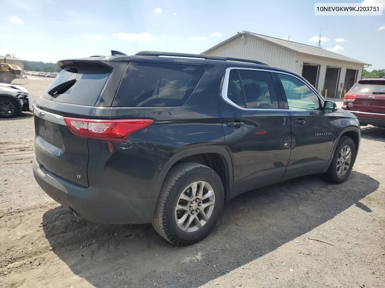 2019 Chevrolet Traverse Lt VIN: 1GNEVGKW9KJ203751 Lot: 59133554