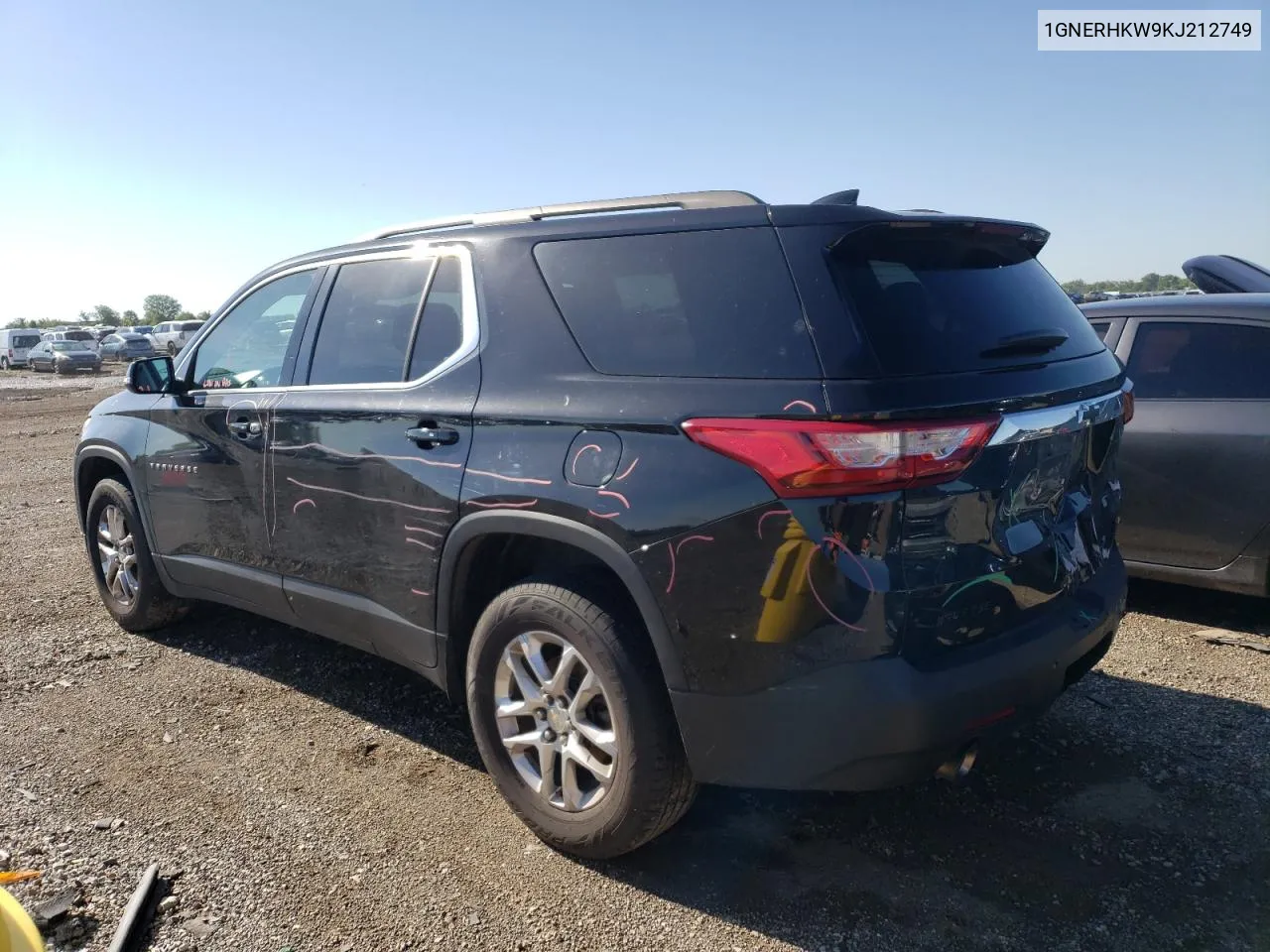 1GNERHKW9KJ212749 2019 Chevrolet Traverse Lt