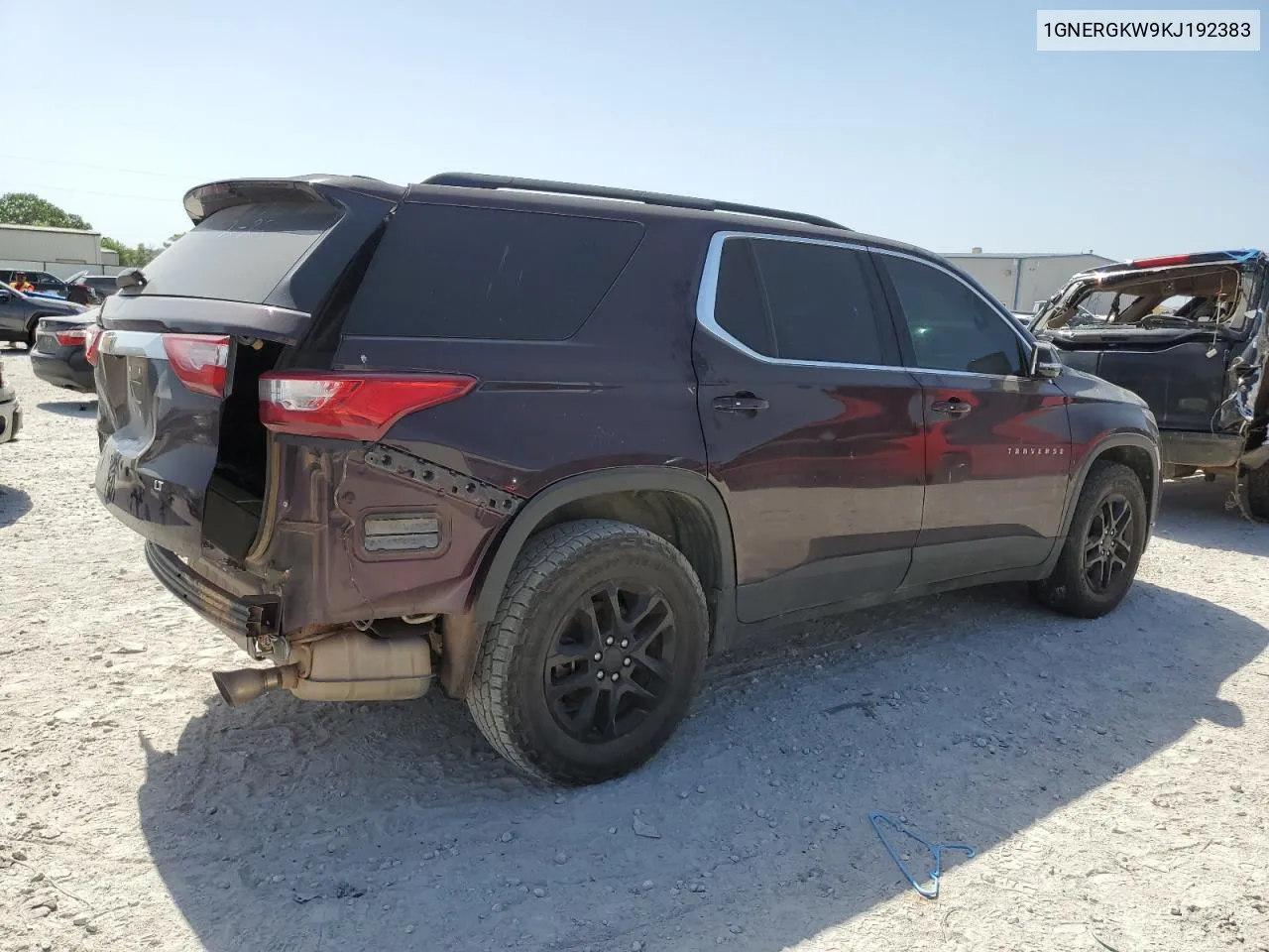 2019 Chevrolet Traverse Lt VIN: 1GNERGKW9KJ192383 Lot: 61521144