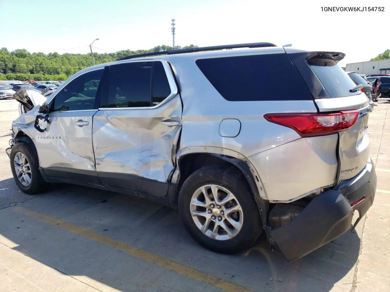 2019 Chevrolet Traverse Lt VIN: 1GNEVGKW6KJ154752 Lot: 63094684