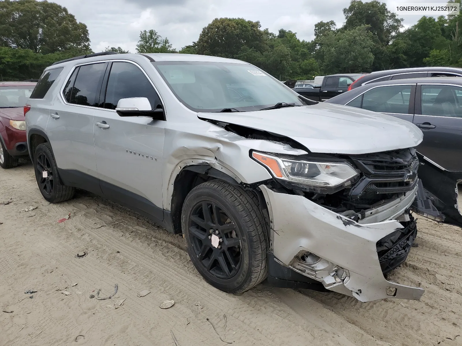 1GNERGKW1KJ252172 2019 Chevrolet Traverse Lt