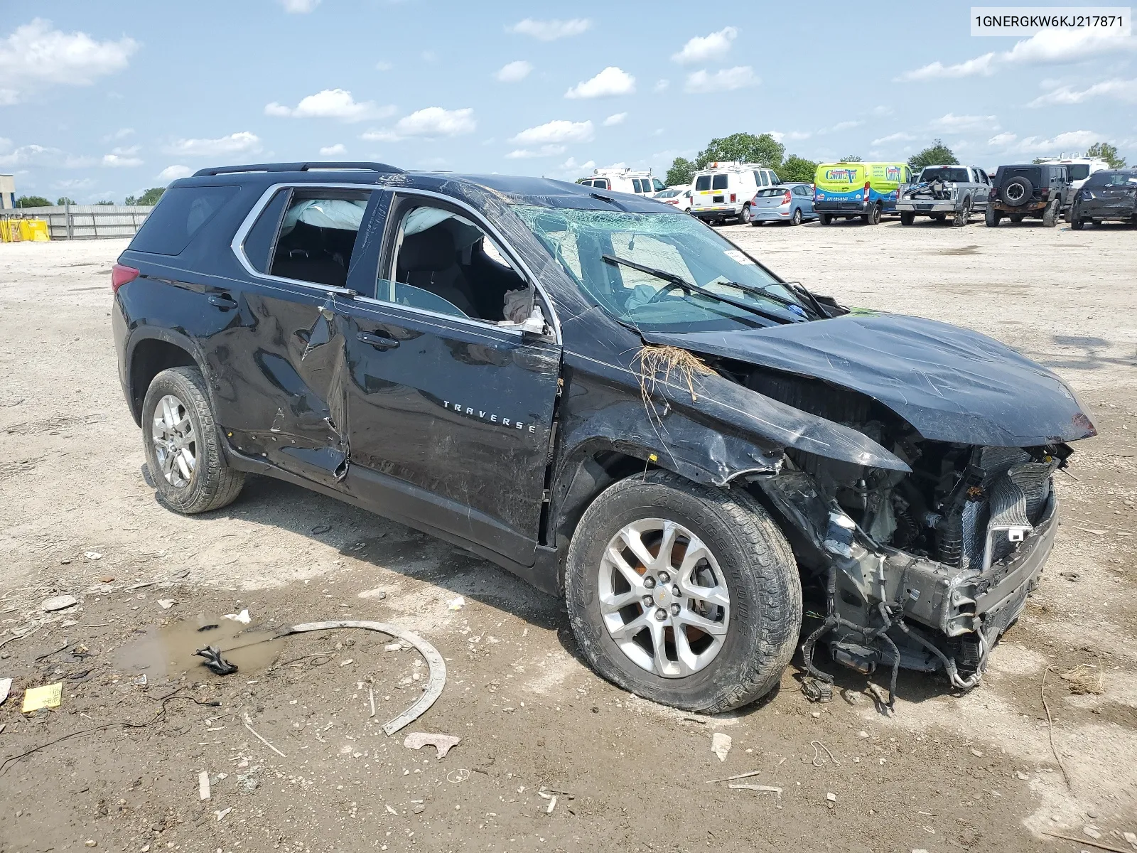 1GNERGKW6KJ217871 2019 Chevrolet Traverse Lt