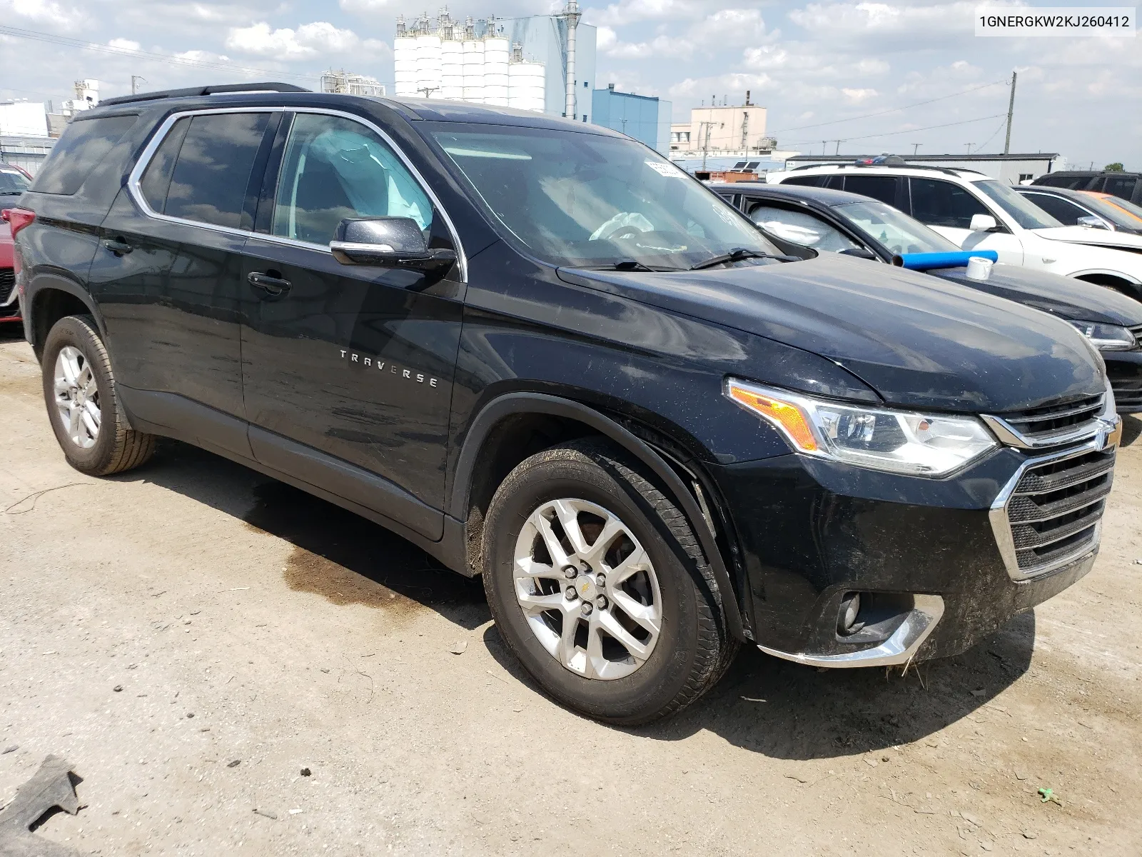 2019 Chevrolet Traverse Lt VIN: 1GNERGKW2KJ260412 Lot: 63582294