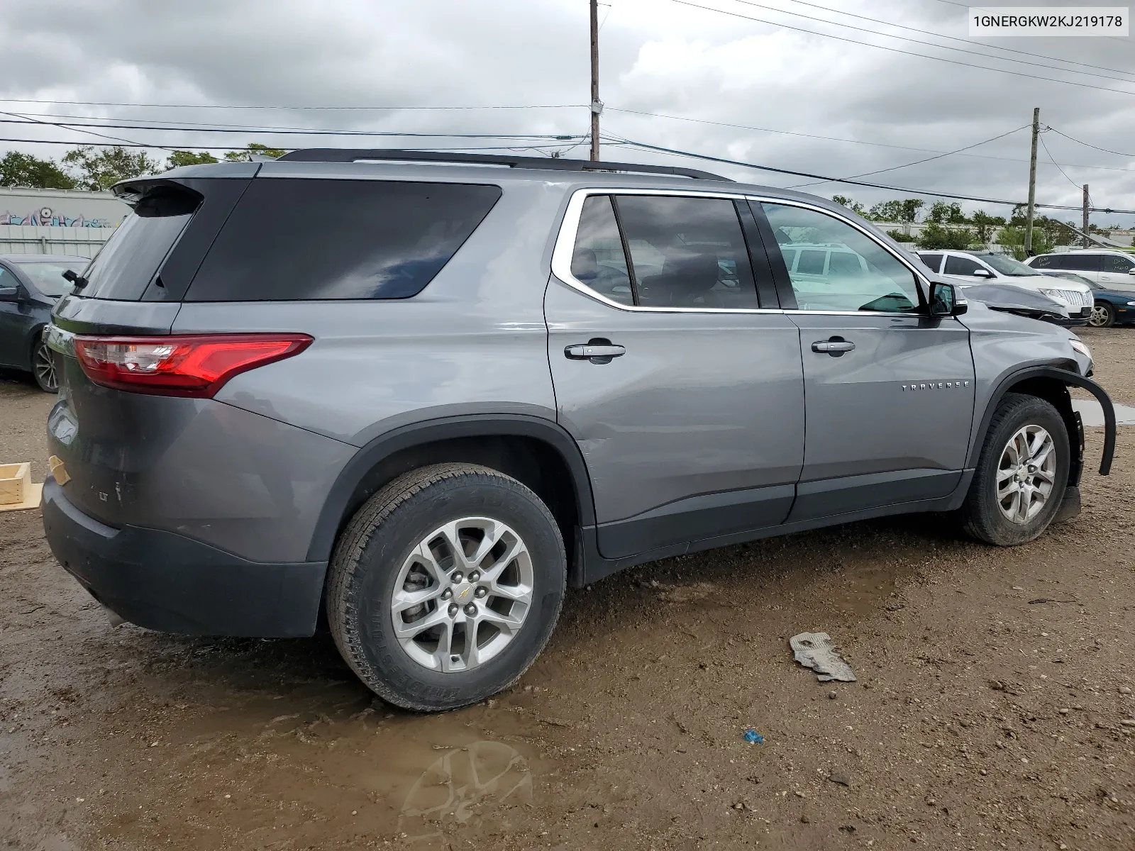 2019 Chevrolet Traverse Lt VIN: 1GNERGKW2KJ219178 Lot: 64054894