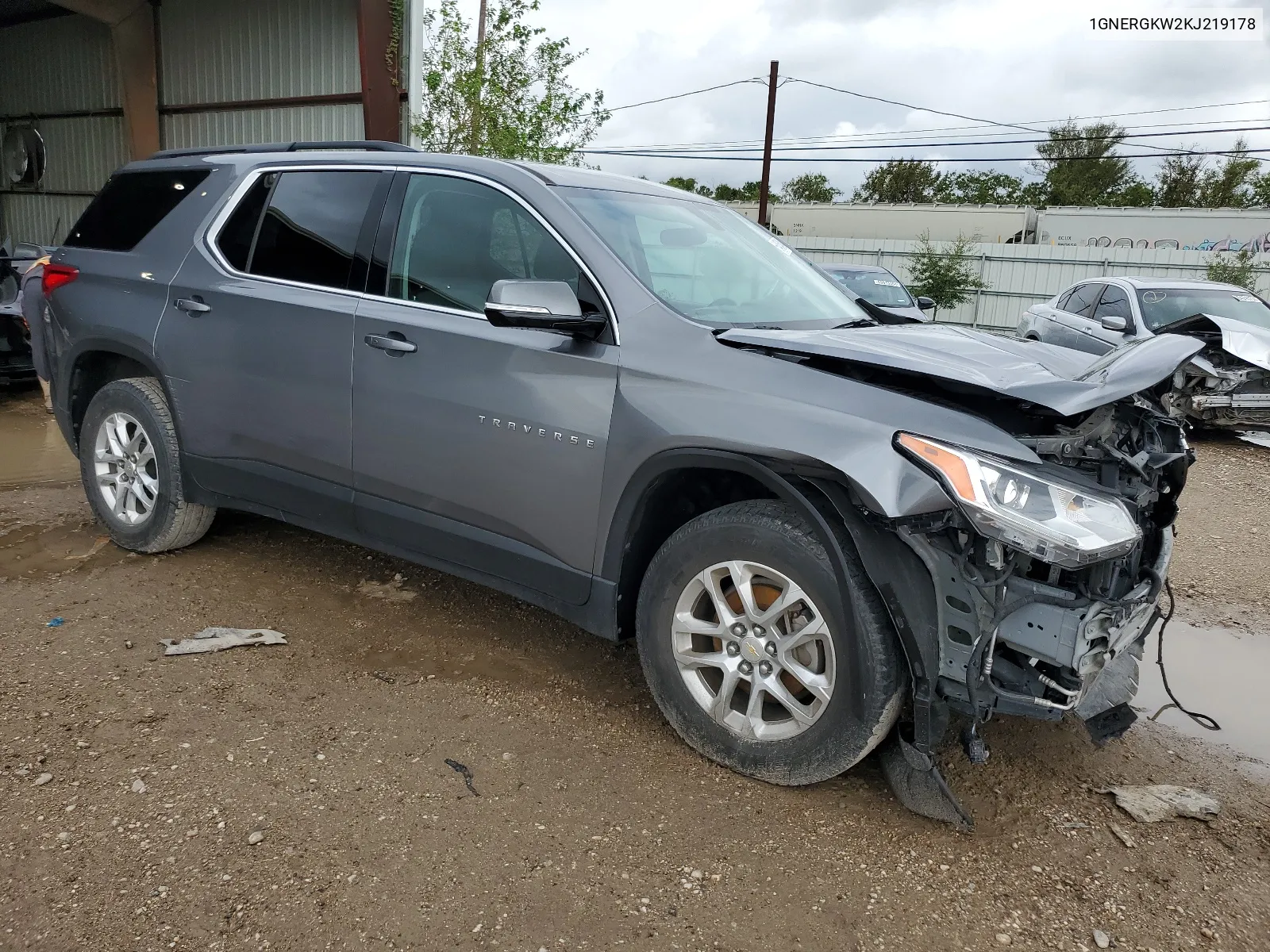 2019 Chevrolet Traverse Lt VIN: 1GNERGKW2KJ219178 Lot: 64054894