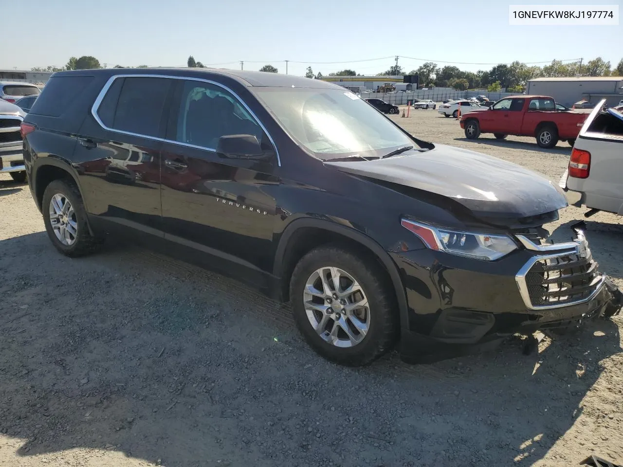 1GNEVFKW8KJ197774 2019 Chevrolet Traverse Ls