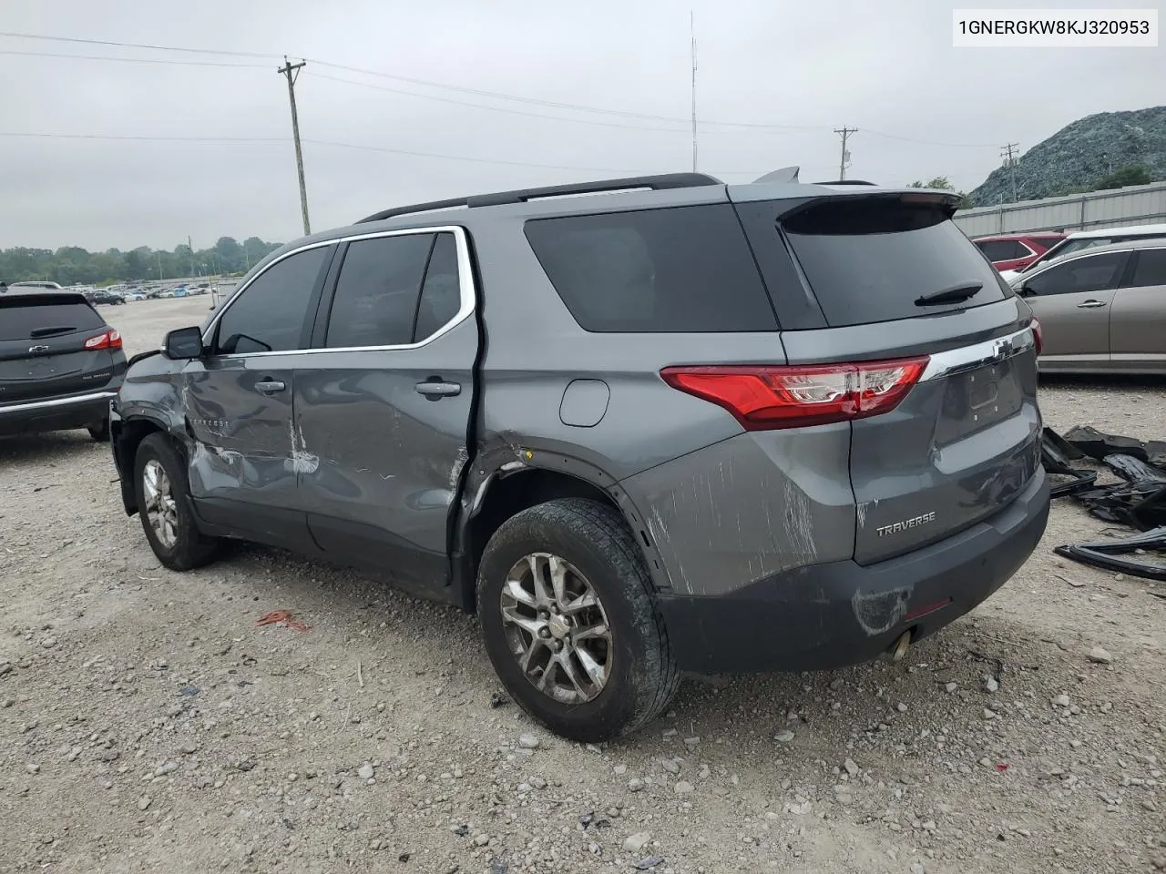 2019 Chevrolet Traverse Lt VIN: 1GNERGKW8KJ320953 Lot: 64190114