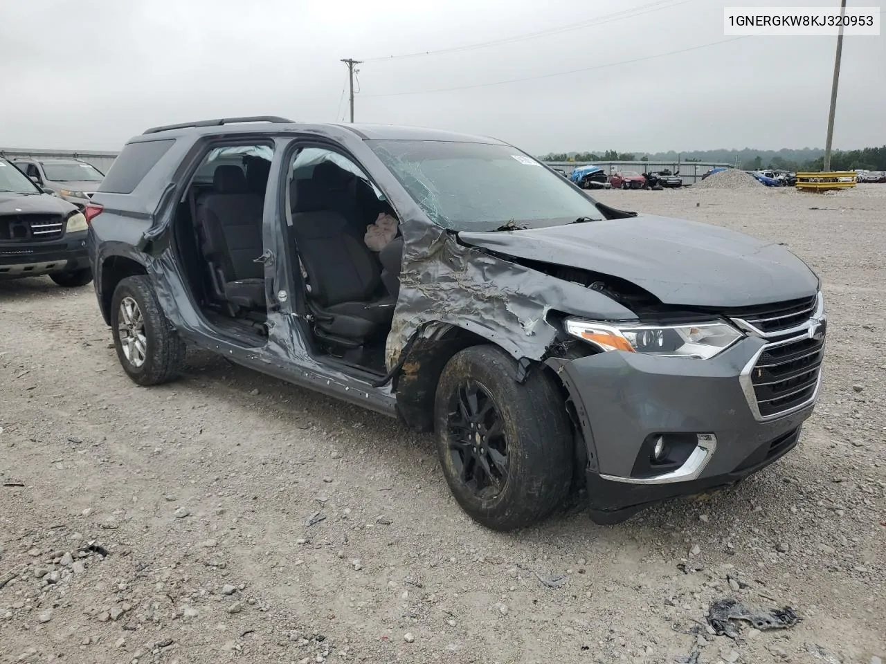 2019 Chevrolet Traverse Lt VIN: 1GNERGKW8KJ320953 Lot: 64190114