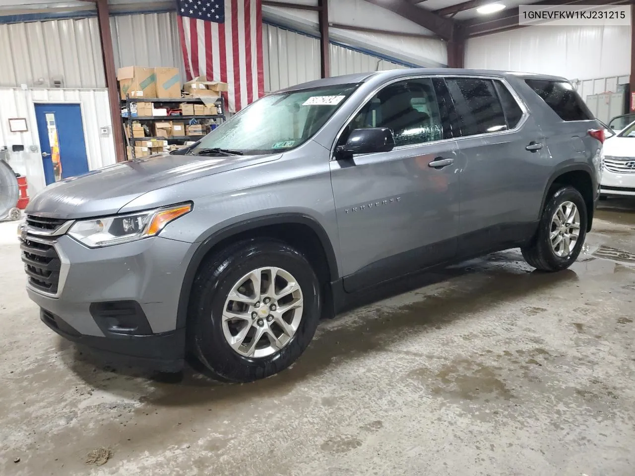 2019 Chevrolet Traverse Ls VIN: 1GNEVFKW1KJ231215 Lot: 65062034