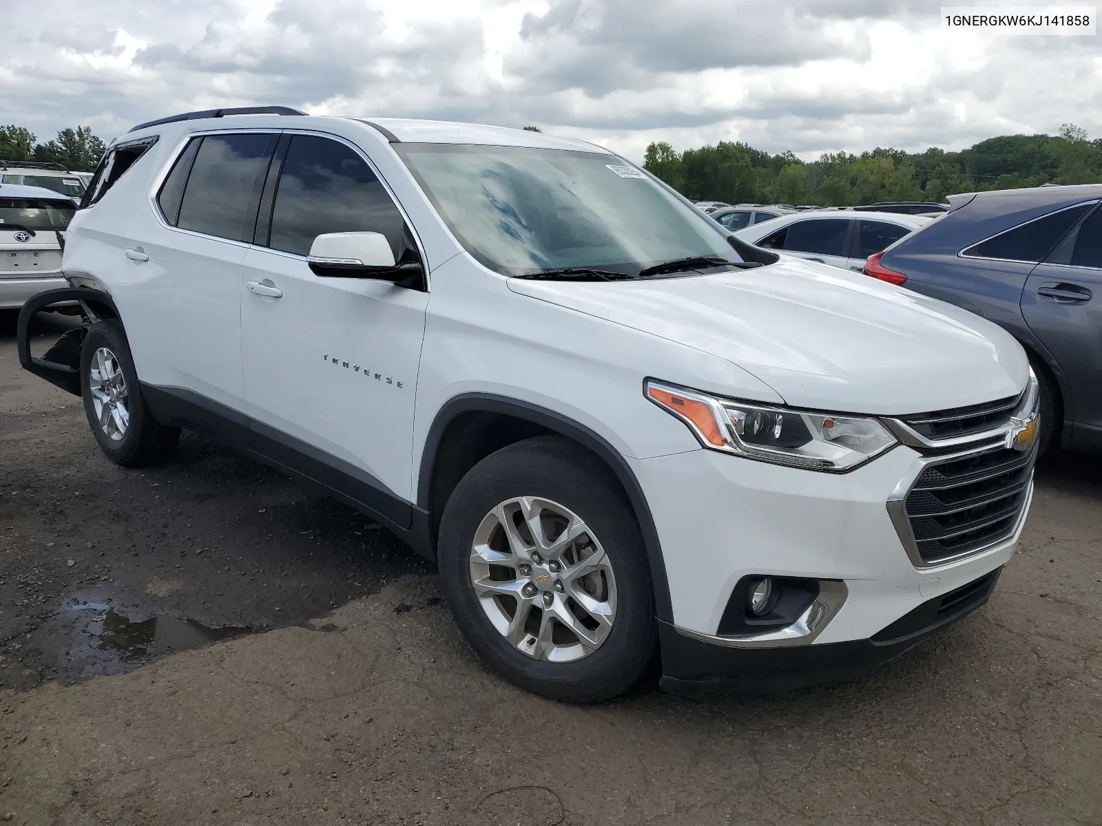 2019 Chevrolet Traverse Lt VIN: 1GNERGKW6KJ141858 Lot: 65335254