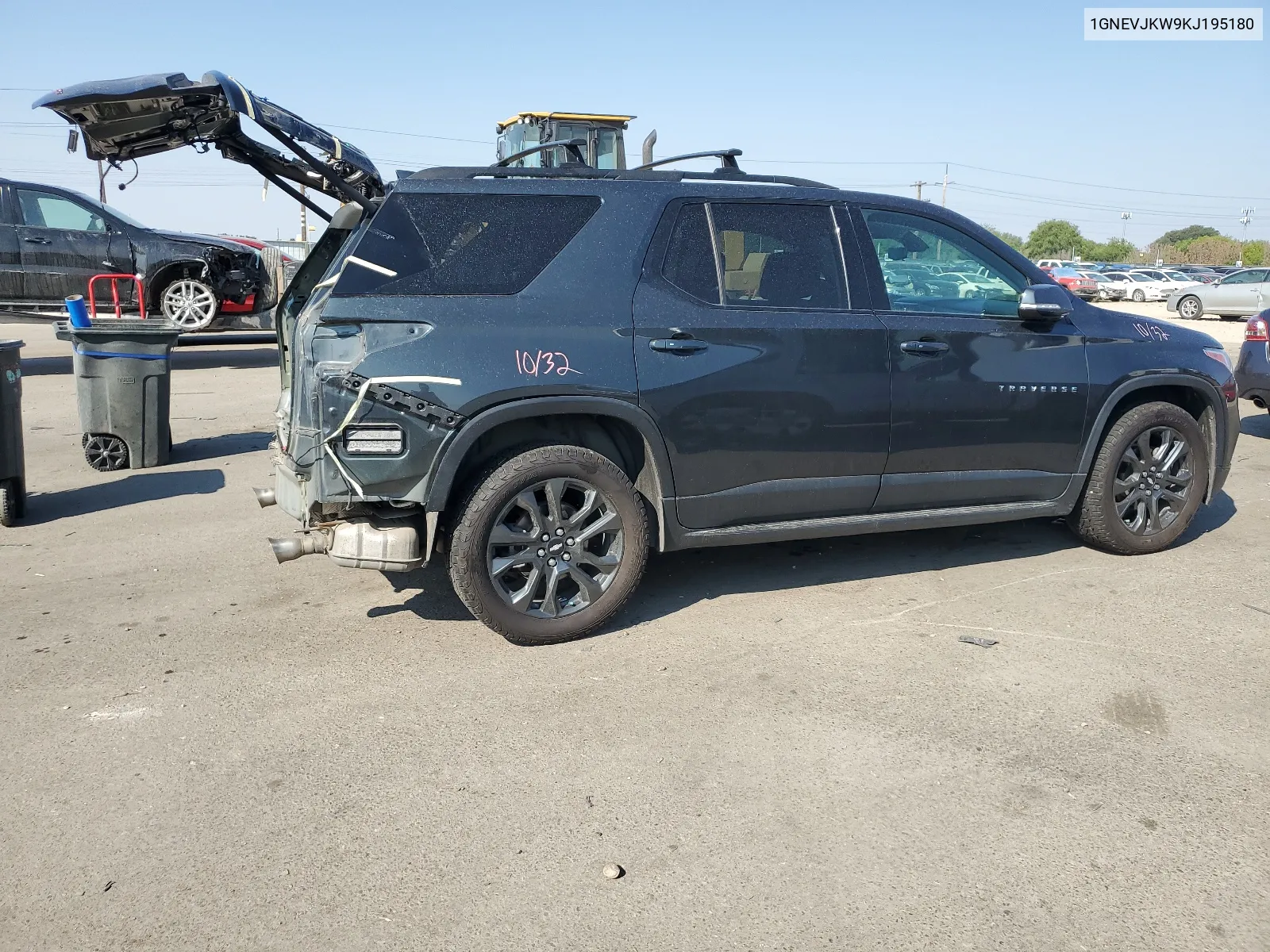 2019 Chevrolet Traverse High Country VIN: 1GNEVJKW9KJ195180 Lot: 65588264