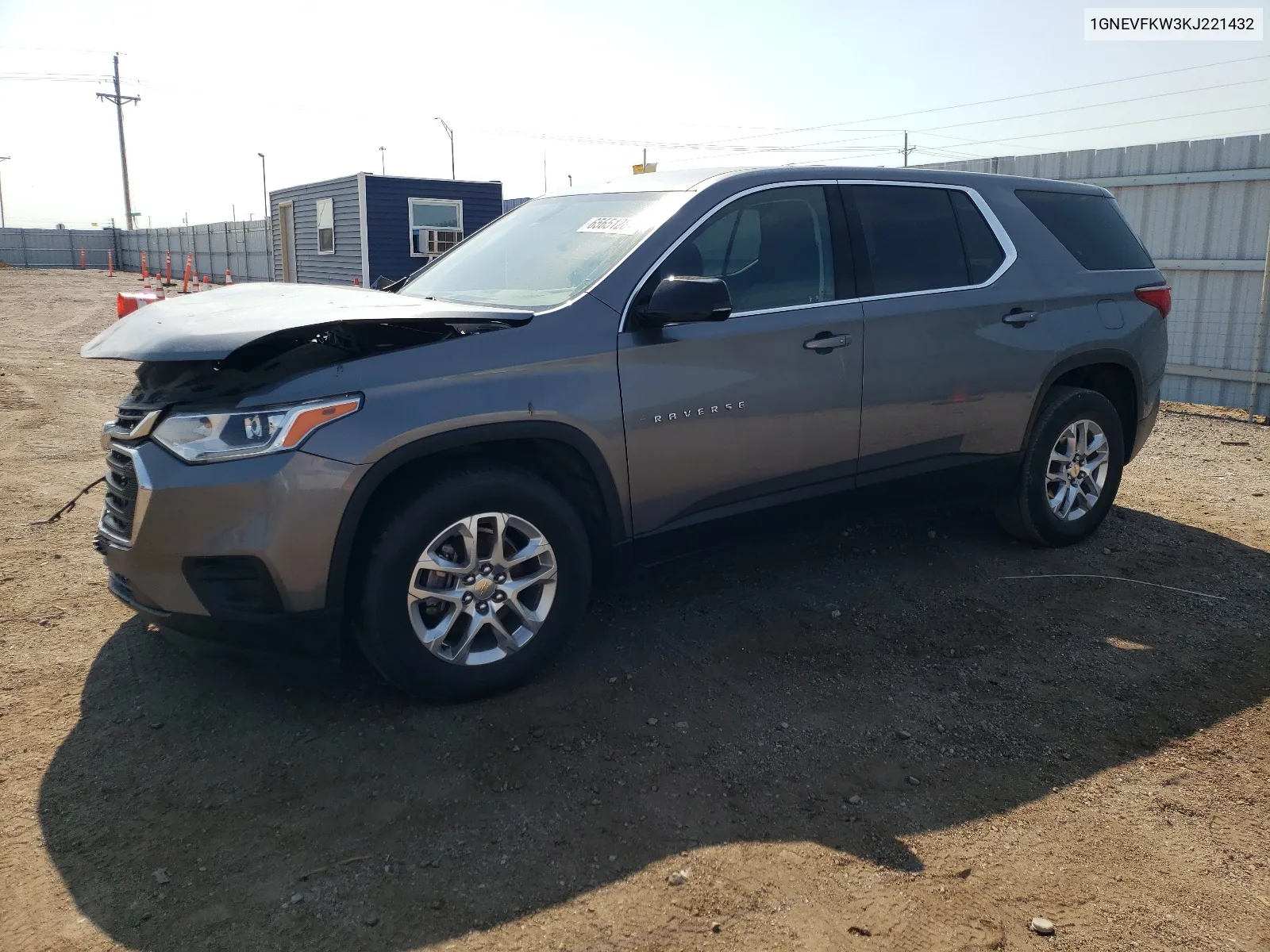 2019 Chevrolet Traverse Ls VIN: 1GNEVFKW3KJ221432 Lot: 65651284