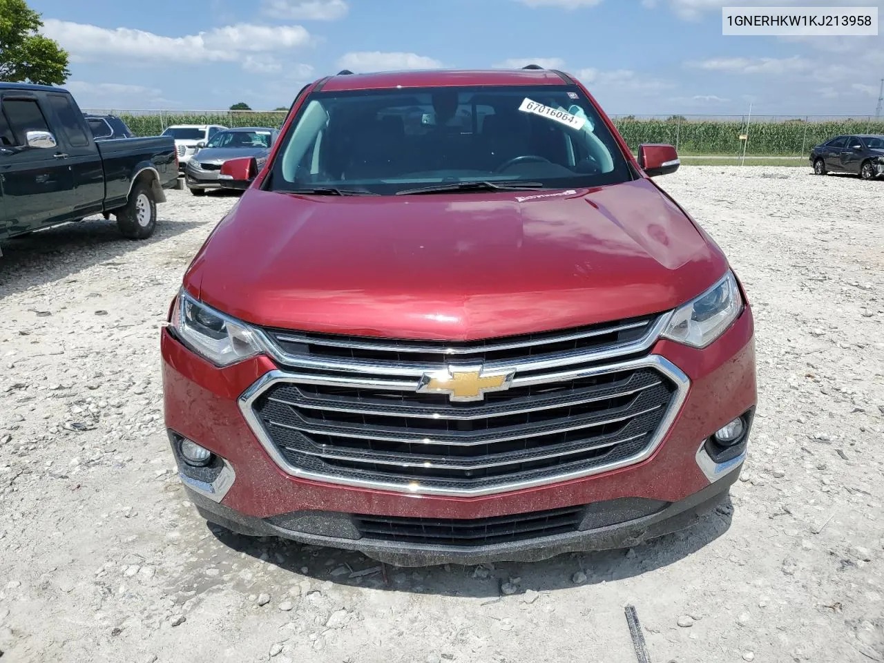 2019 Chevrolet Traverse Lt VIN: 1GNERHKW1KJ213958 Lot: 67016054