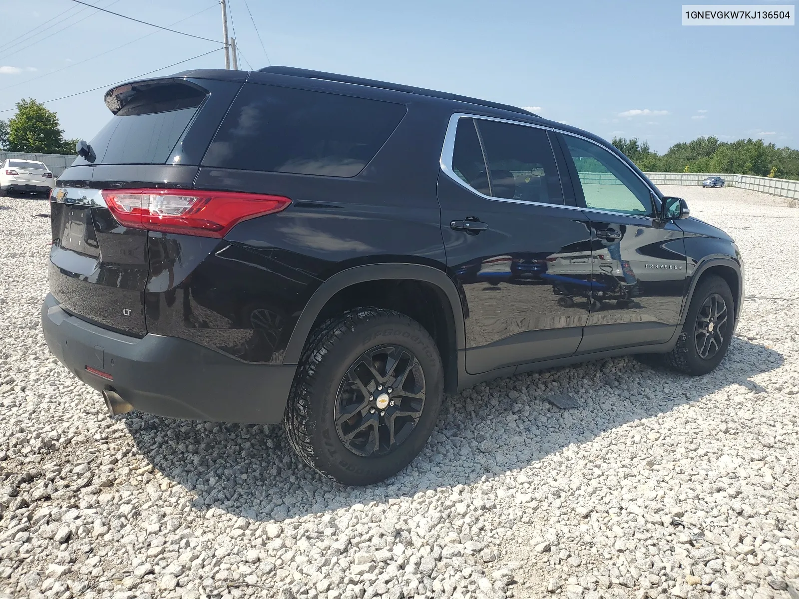 2019 Chevrolet Traverse Lt VIN: 1GNEVGKW7KJ136504 Lot: 67768254