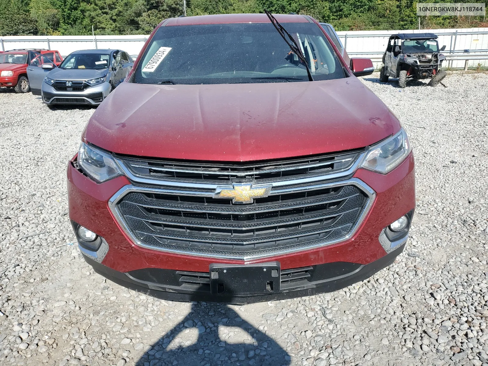 1GNERGKW8KJ118744 2019 Chevrolet Traverse Lt