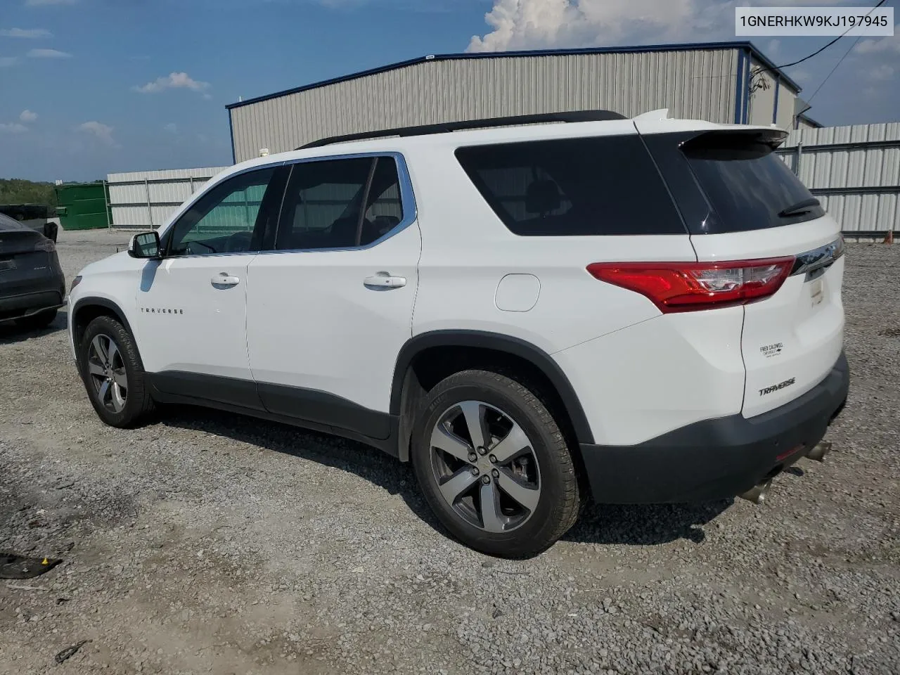 1GNERHKW9KJ197945 2019 Chevrolet Traverse Lt