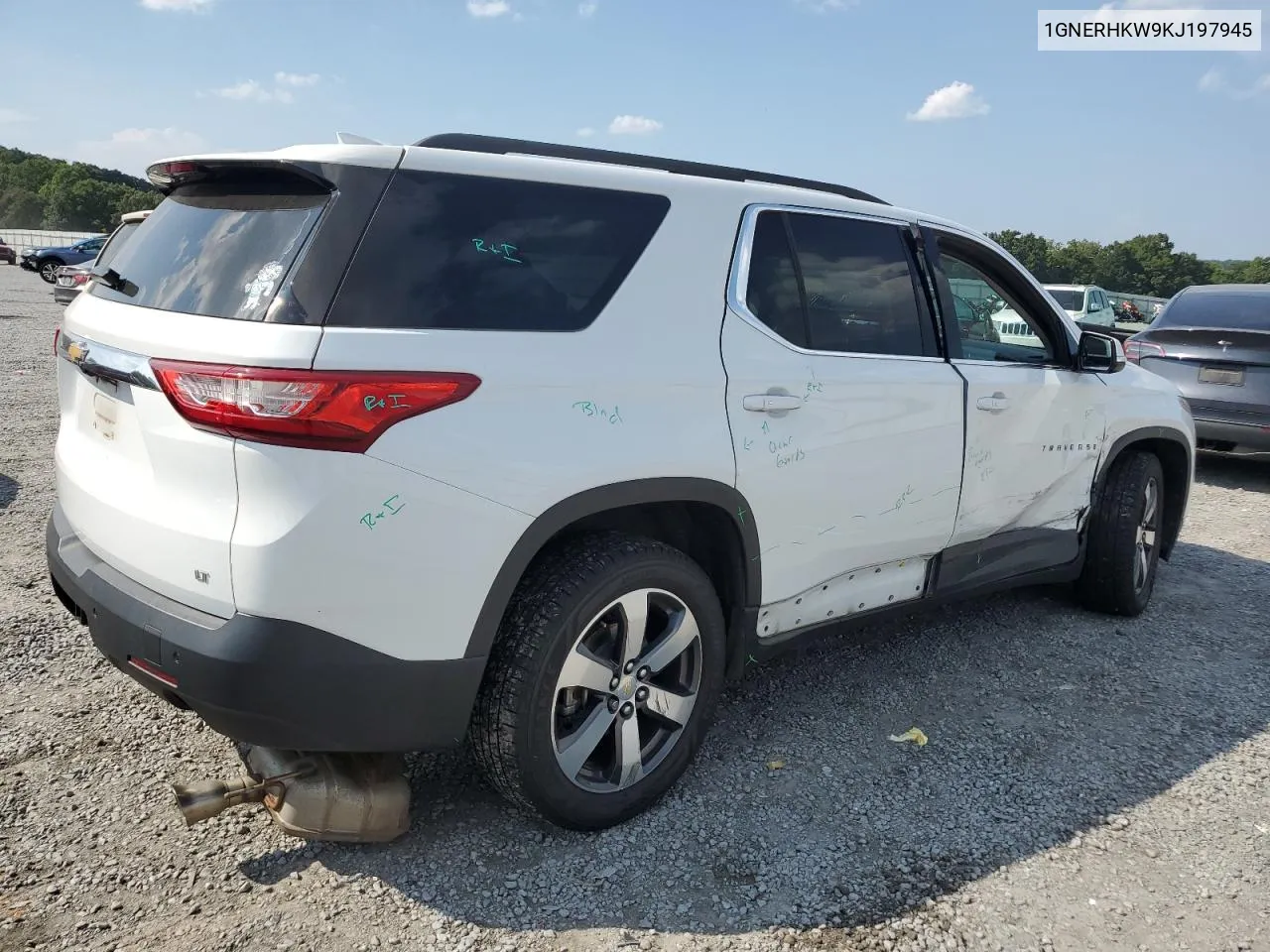 2019 Chevrolet Traverse Lt VIN: 1GNERHKW9KJ197945 Lot: 68404954