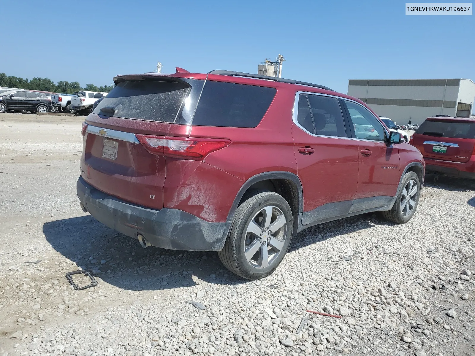 2019 Chevrolet Traverse Lt VIN: 1GNEVHKWXKJ196637 Lot: 68790624