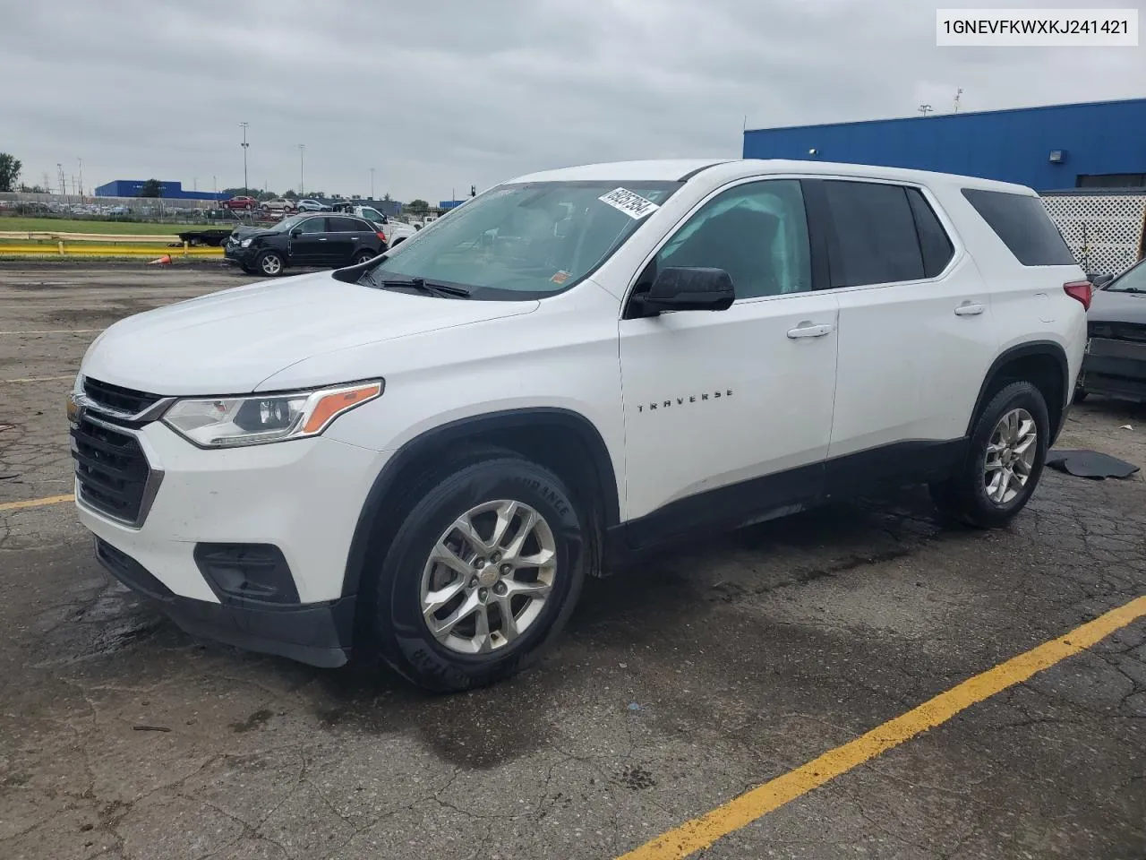 2019 Chevrolet Traverse Ls VIN: 1GNEVFKWXKJ241421 Lot: 69257954