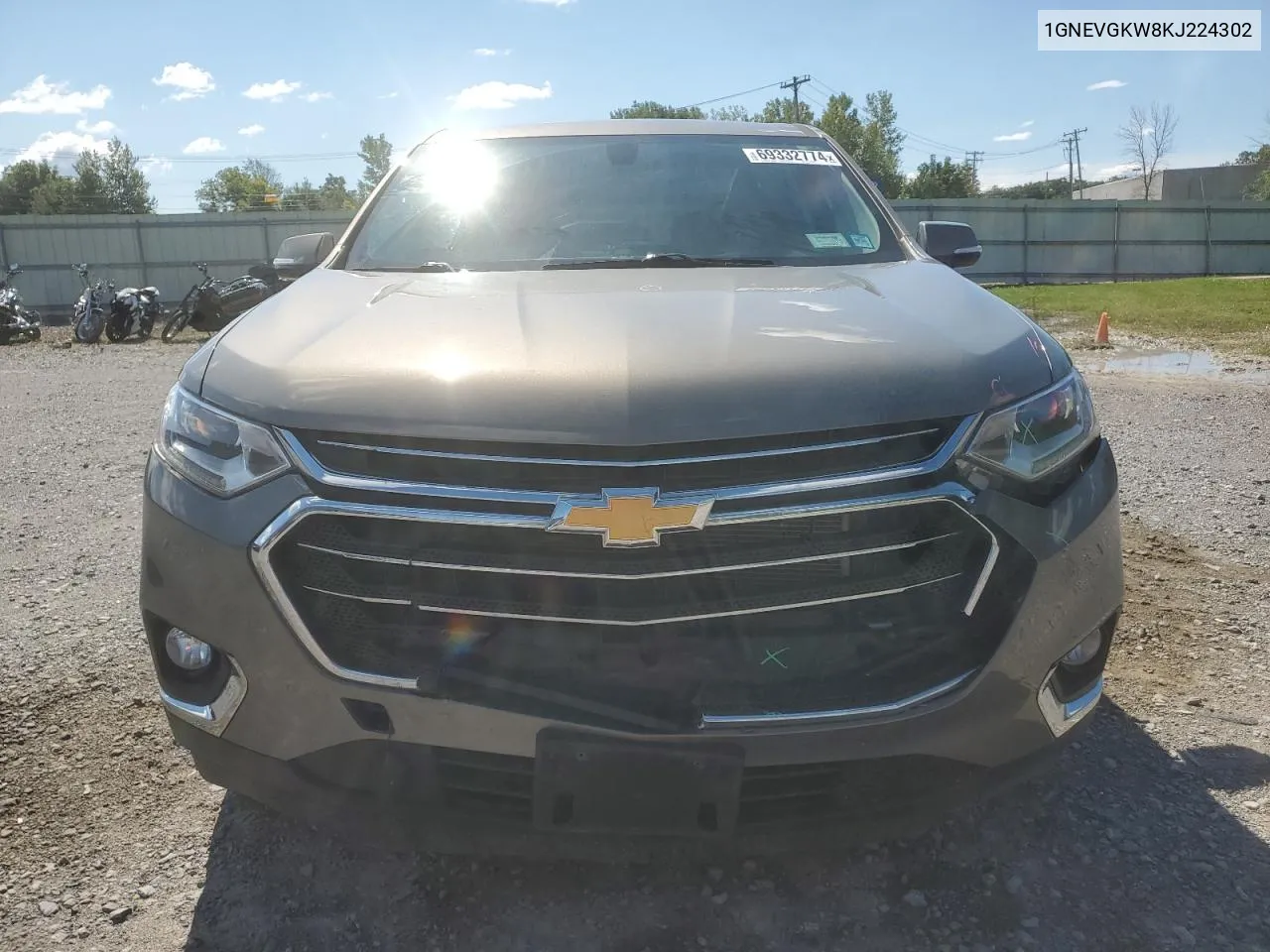 1GNEVGKW8KJ224302 2019 Chevrolet Traverse Lt