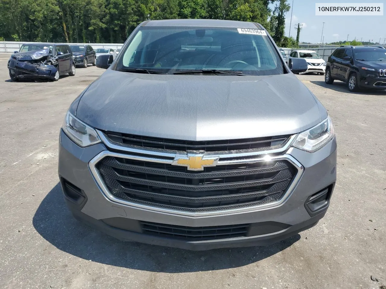 2019 Chevrolet Traverse Ls VIN: 1GNERFKW7KJ250212 Lot: 69463964