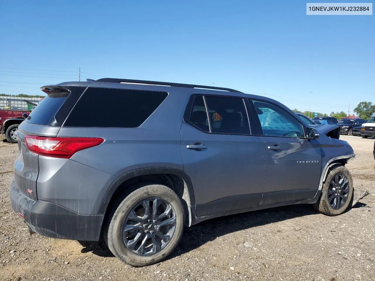 1GNEVJKW1KJ232884 2019 Chevrolet Traverse High Country