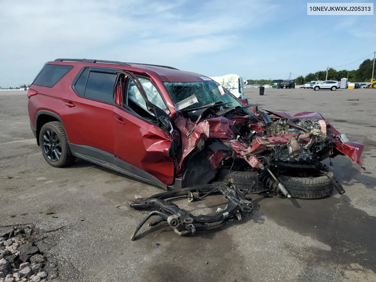 2019 Chevrolet Traverse High Country VIN: 1GNEVJKWXKJ205313 Lot: 70040284