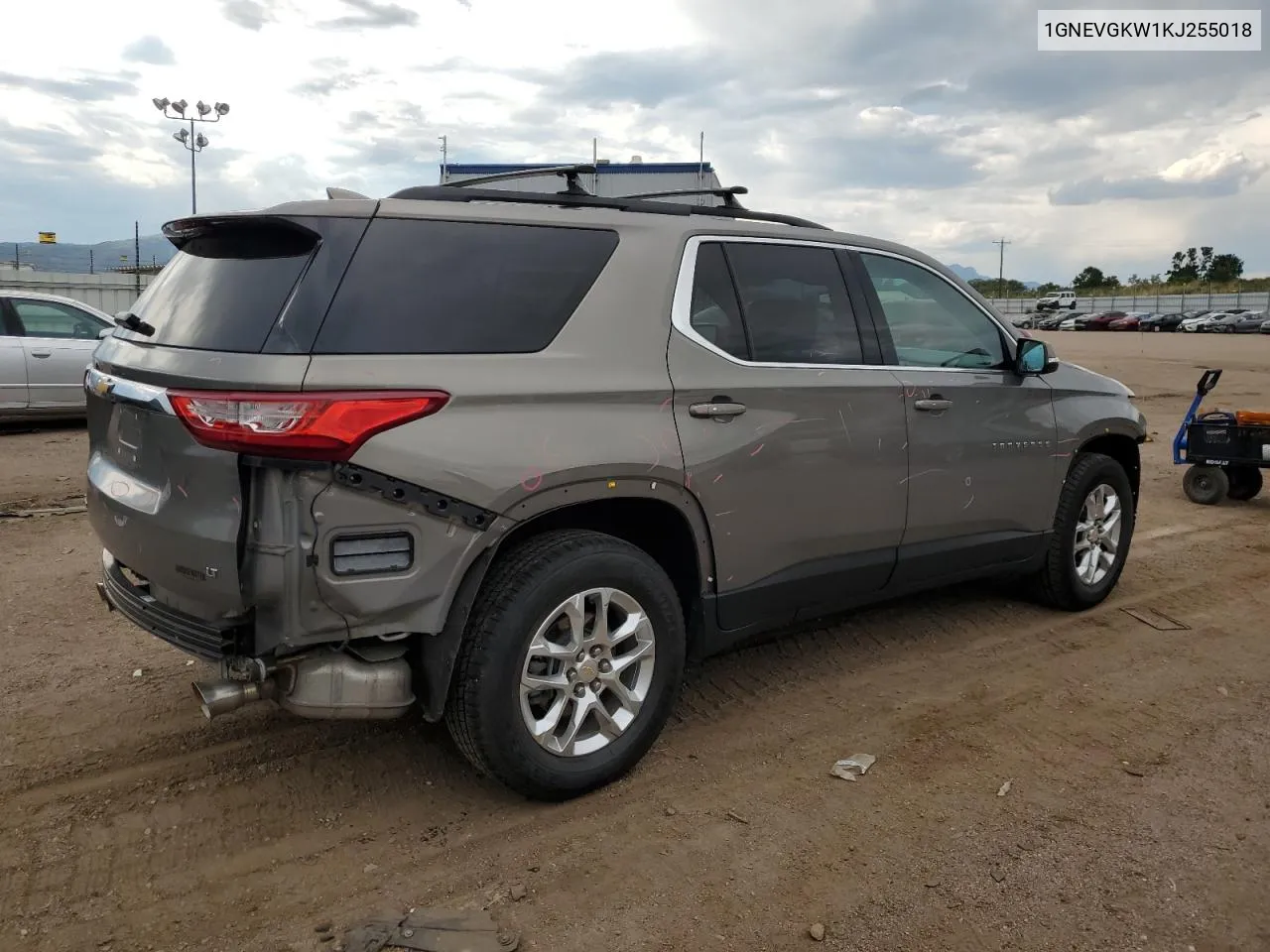 2019 Chevrolet Traverse Lt VIN: 1GNEVGKW1KJ255018 Lot: 70528594