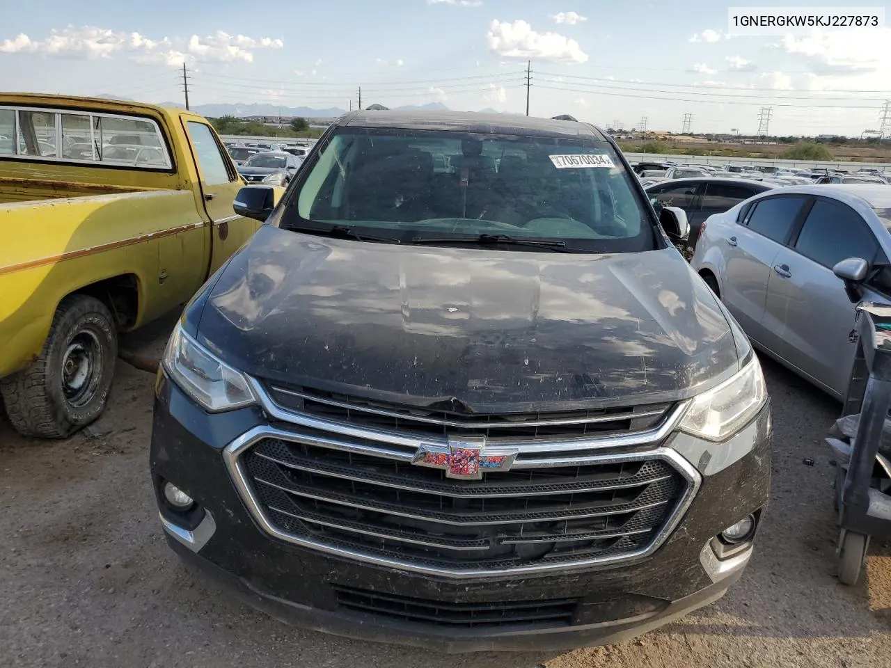 2019 Chevrolet Traverse Lt VIN: 1GNERGKW5KJ227873 Lot: 70670034