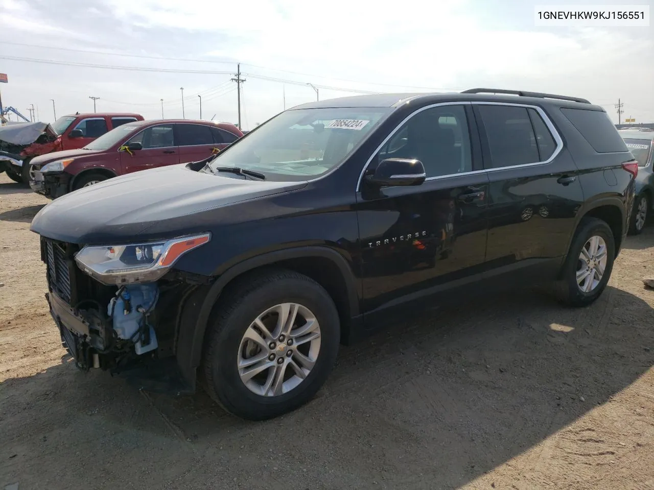 1GNEVHKW9KJ156551 2019 Chevrolet Traverse Lt