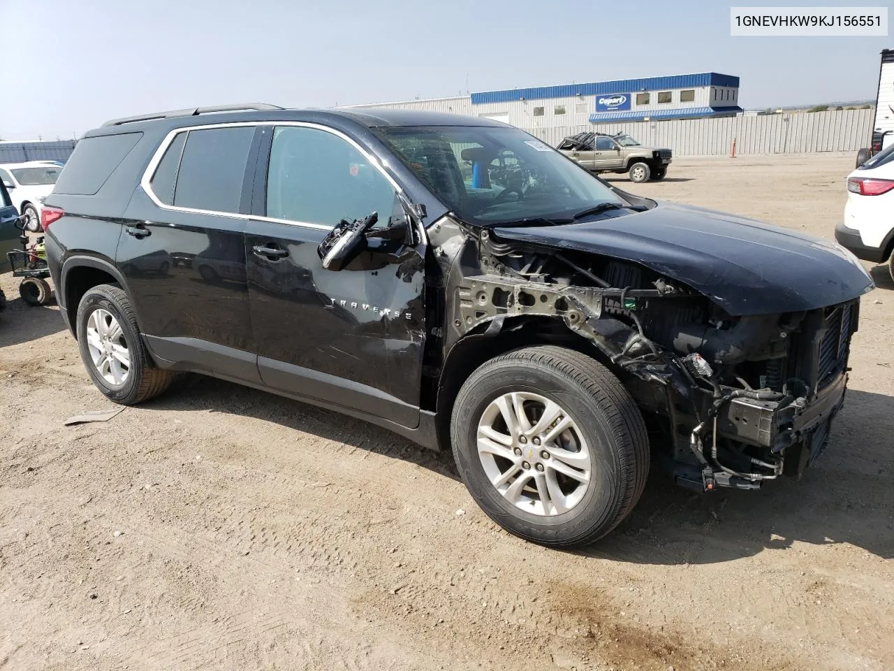 1GNEVHKW9KJ156551 2019 Chevrolet Traverse Lt