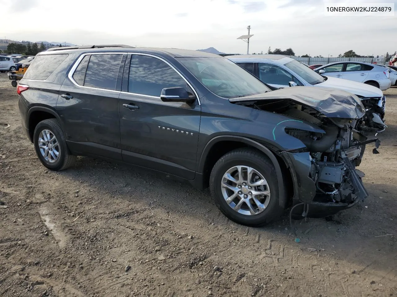 1GNERGKW2KJ224879 2019 Chevrolet Traverse Lt