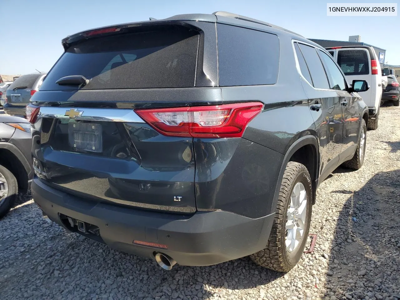 2019 Chevrolet Traverse Lt VIN: 1GNEVHKWXKJ204915 Lot: 71212384