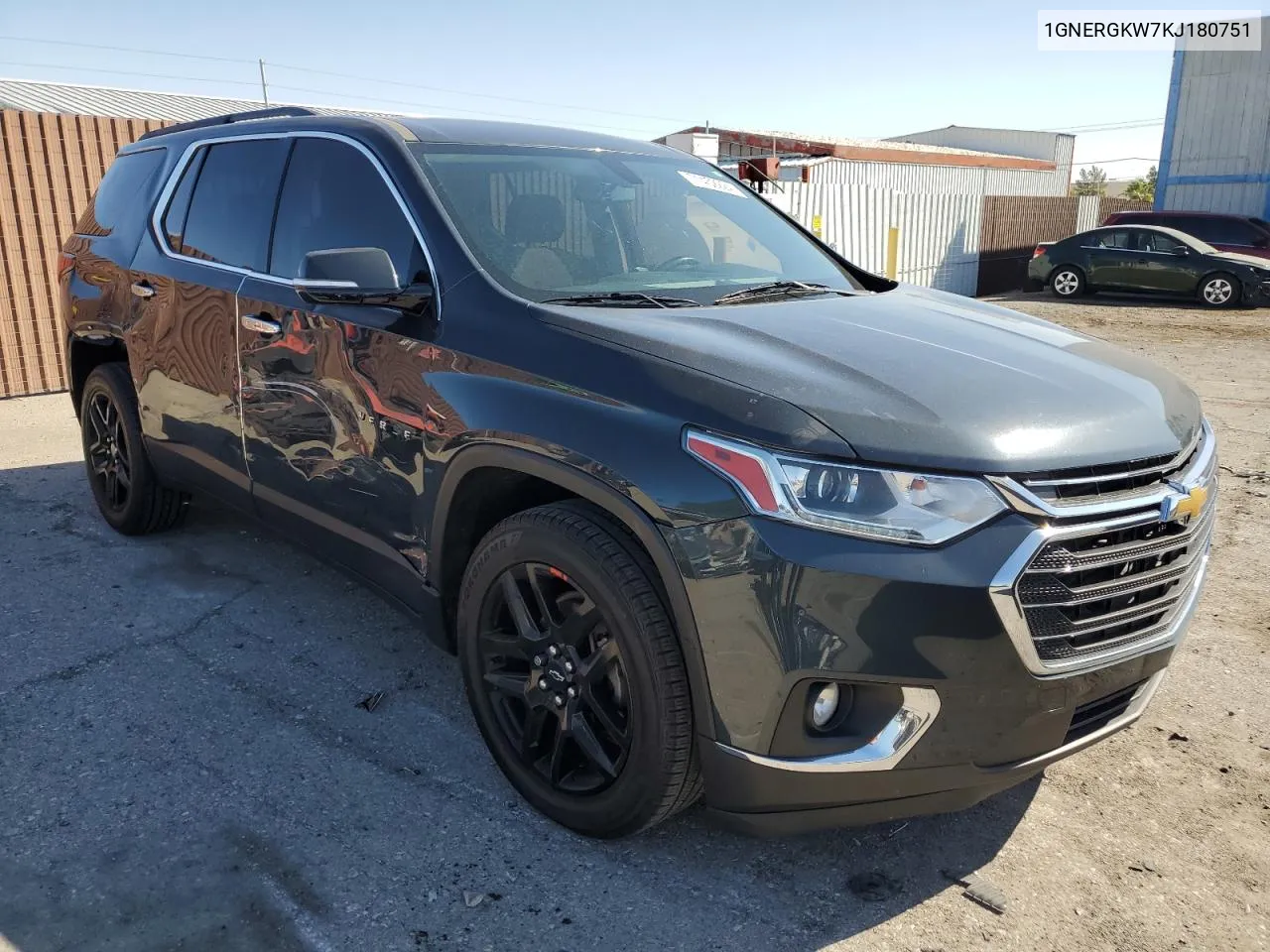 2019 Chevrolet Traverse Lt VIN: 1GNERGKW7KJ180751 Lot: 71452224