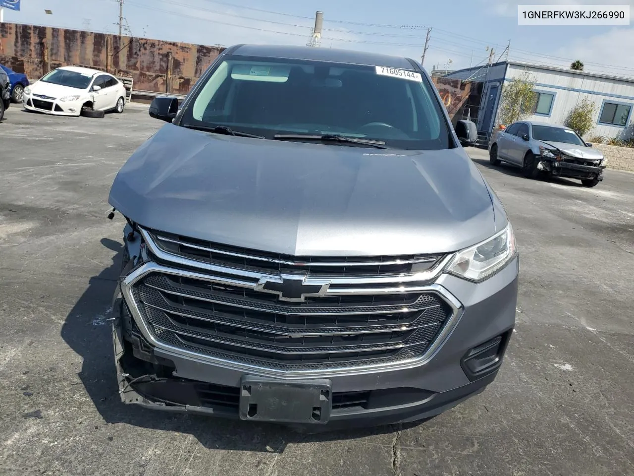 2019 Chevrolet Traverse Ls VIN: 1GNERFKW3KJ266990 Lot: 71605144