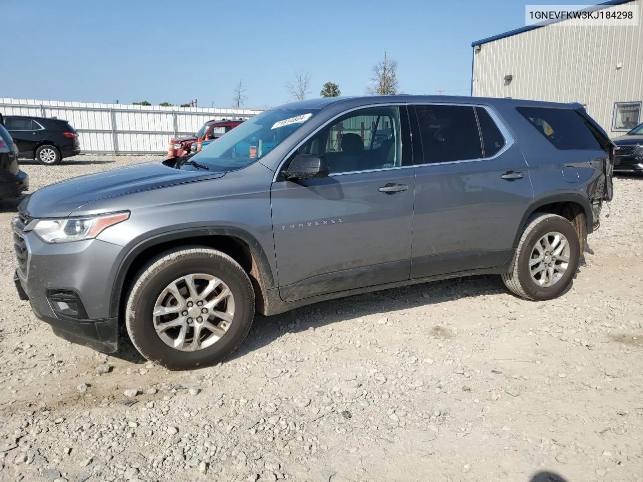 1GNEVFKW3KJ184298 2019 Chevrolet Traverse Ls