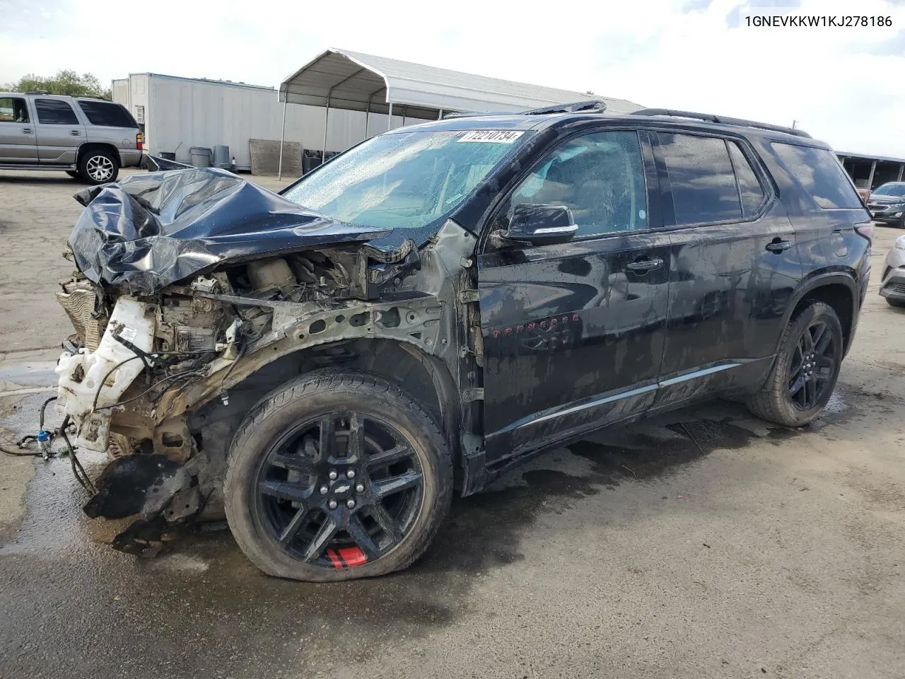 2019 Chevrolet Traverse Premier VIN: 1GNEVKKW1KJ278186 Lot: 72210734