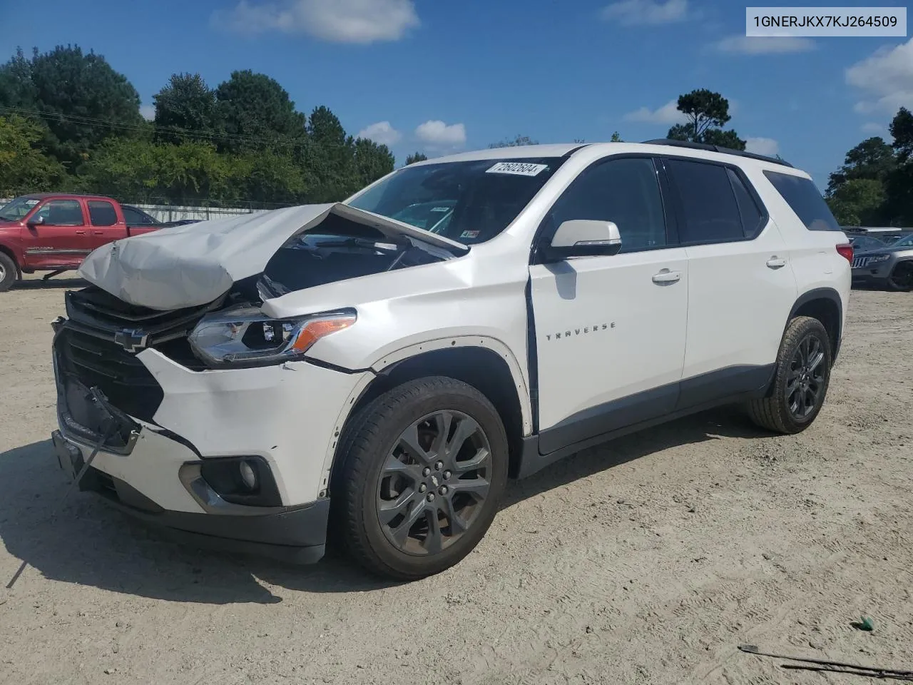 2019 Chevrolet Traverse Rs VIN: 1GNERJKX7KJ264509 Lot: 72602604