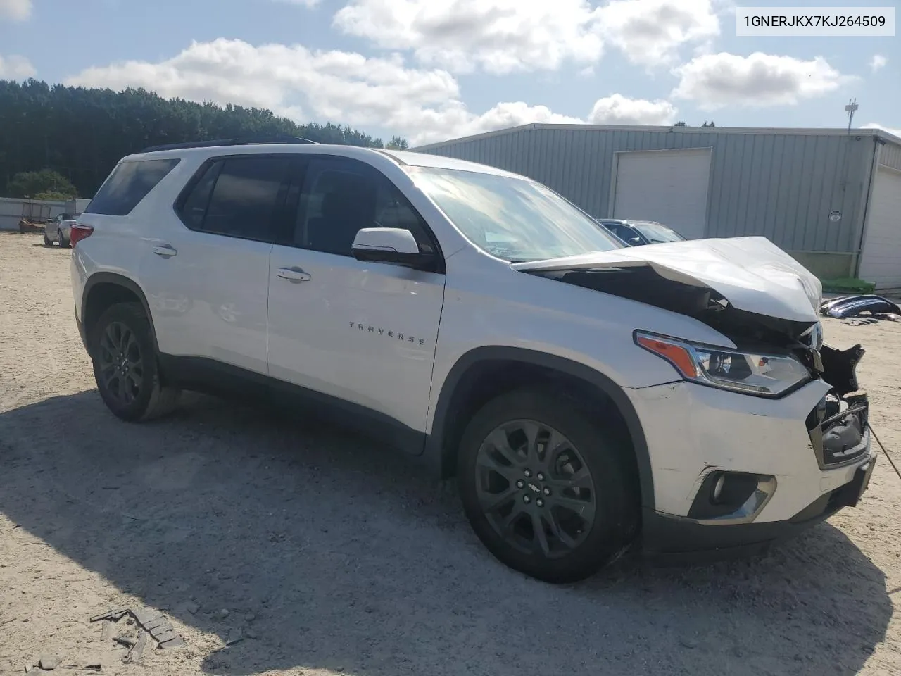 2019 Chevrolet Traverse Rs VIN: 1GNERJKX7KJ264509 Lot: 72602604