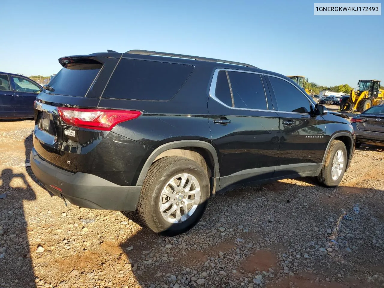 1GNERGKW4KJ172493 2019 Chevrolet Traverse Lt