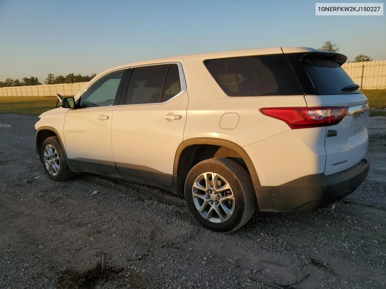 2019 Chevrolet Traverse Ls VIN: 1GNERFKW2KJ150227 Lot: 72903414