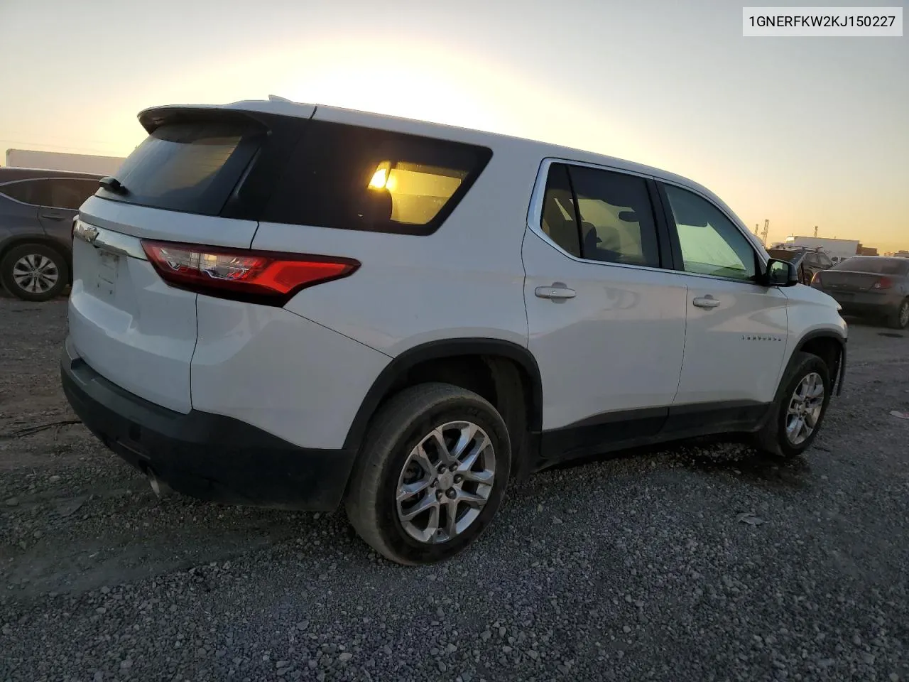 2019 Chevrolet Traverse Ls VIN: 1GNERFKW2KJ150227 Lot: 72903414