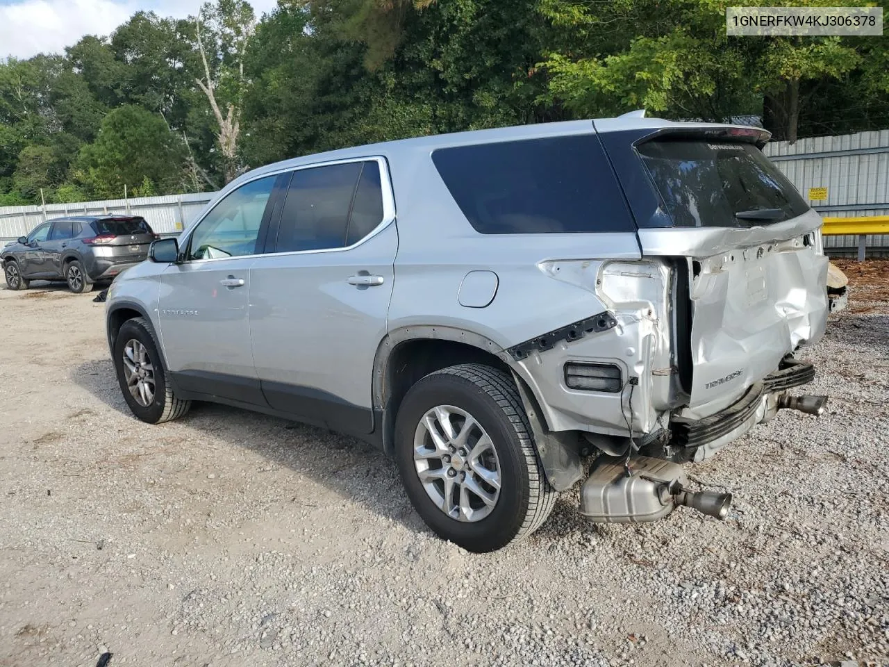 2019 Chevrolet Traverse Ls VIN: 1GNERFKW4KJ306378 Lot: 72949744