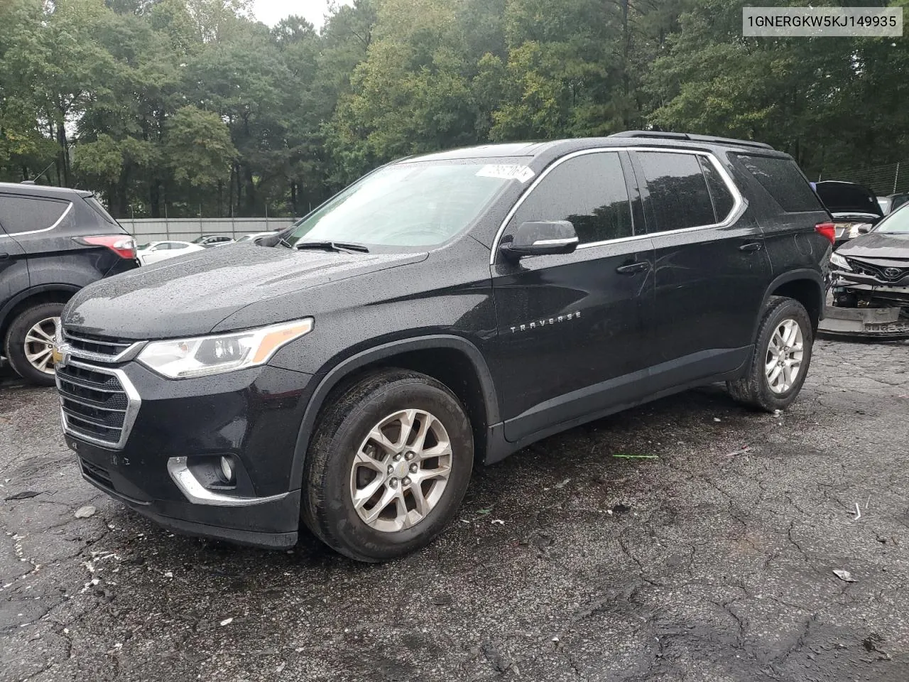 2019 Chevrolet Traverse Lt VIN: 1GNERGKW5KJ149935 Lot: 72957064