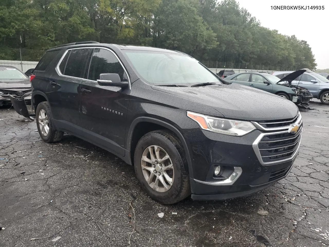 2019 Chevrolet Traverse Lt VIN: 1GNERGKW5KJ149935 Lot: 72957064