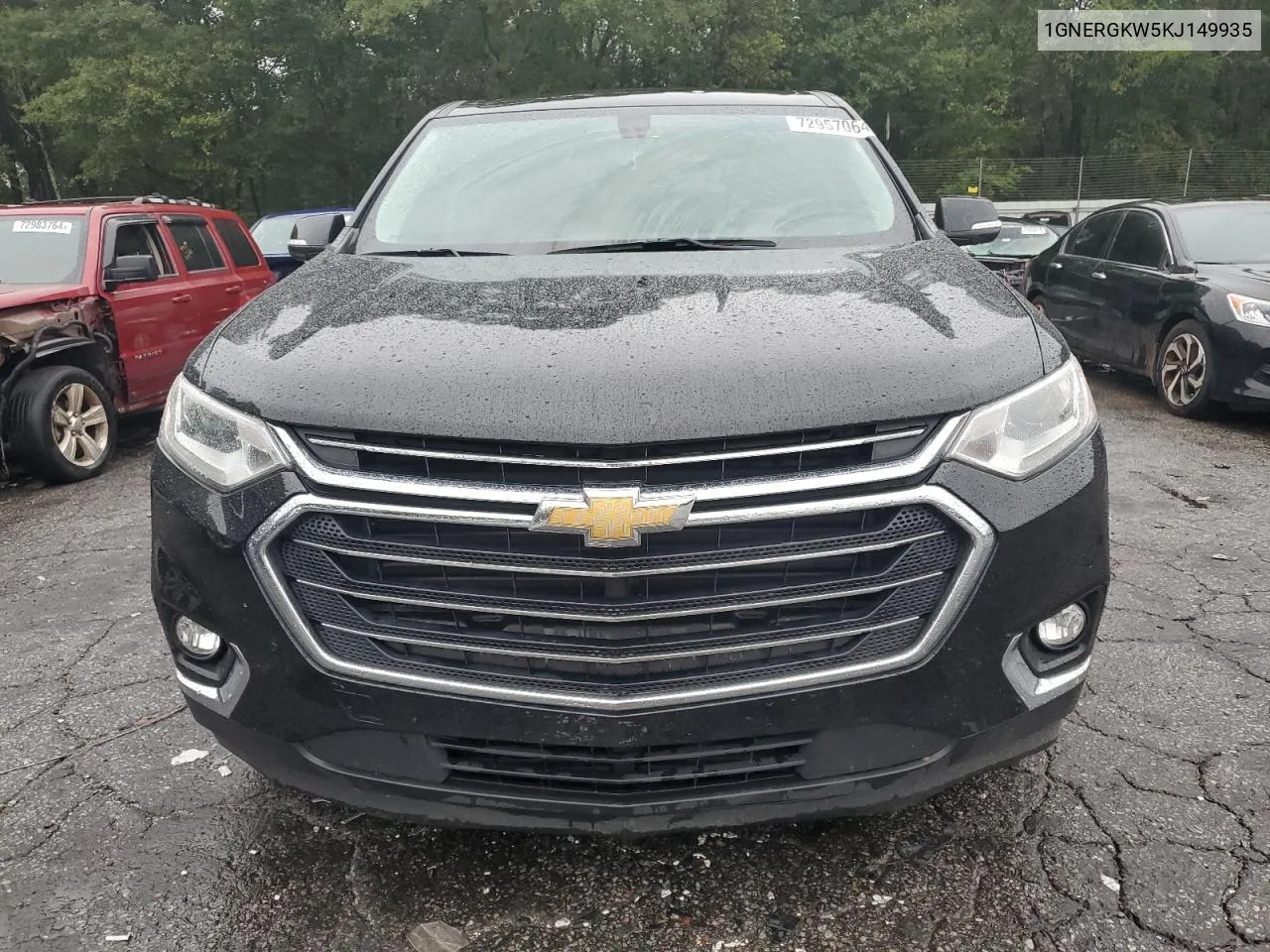 2019 Chevrolet Traverse Lt VIN: 1GNERGKW5KJ149935 Lot: 72957064