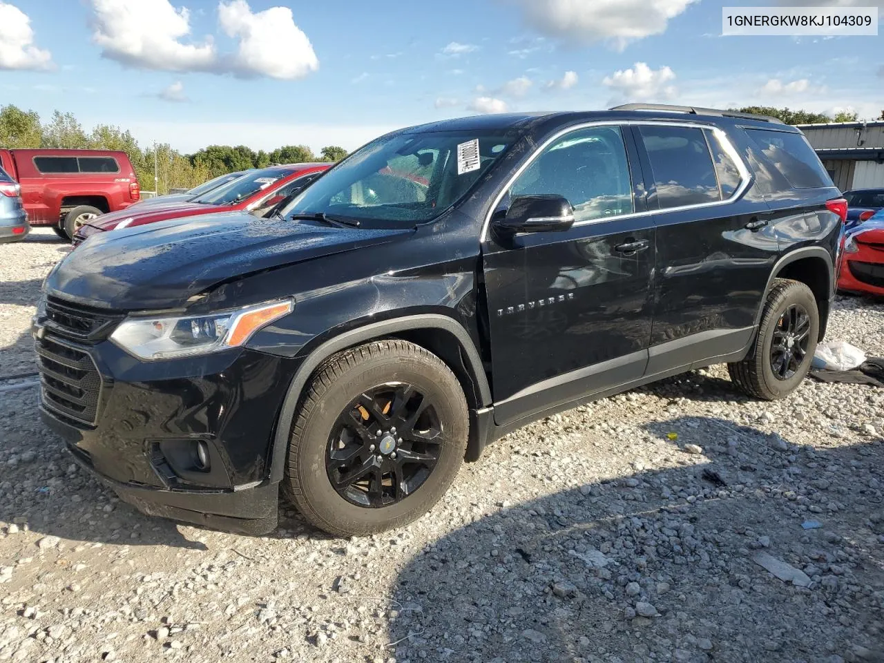 2019 Chevrolet Traverse Lt VIN: 1GNERGKW8KJ104309 Lot: 73000744