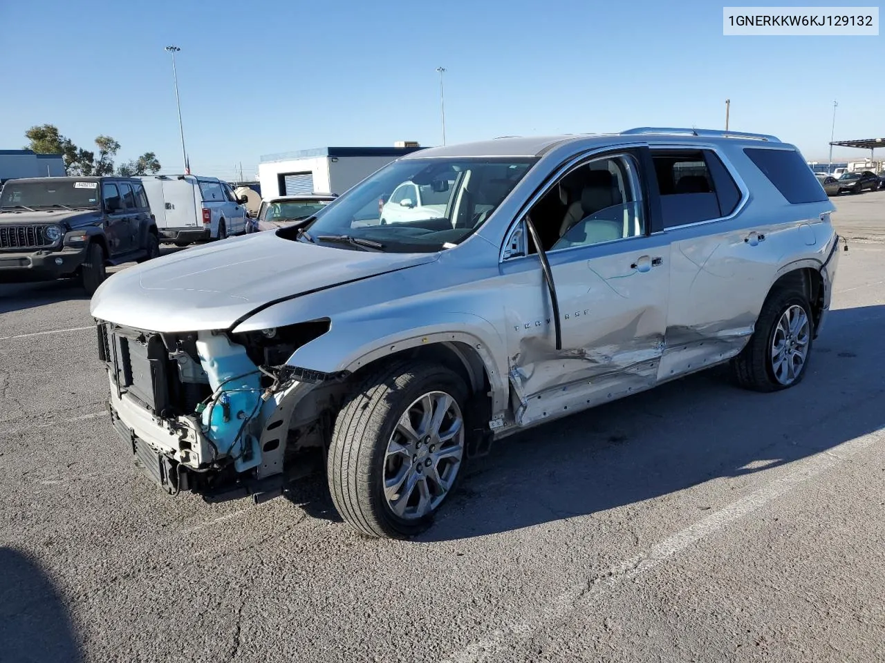 2019 Chevrolet Traverse Premier VIN: 1GNERKKW6KJ129132 Lot: 73509354