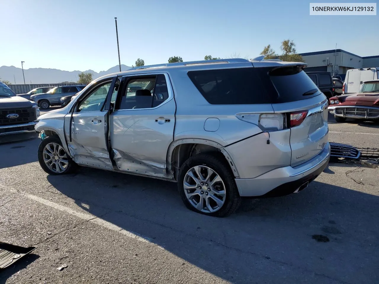 2019 Chevrolet Traverse Premier VIN: 1GNERKKW6KJ129132 Lot: 73509354